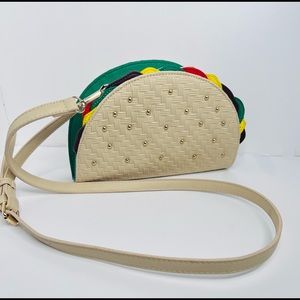 Taco Shaped Crossbody Purse